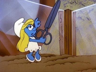 Still from Smurfette's Golden Tresses