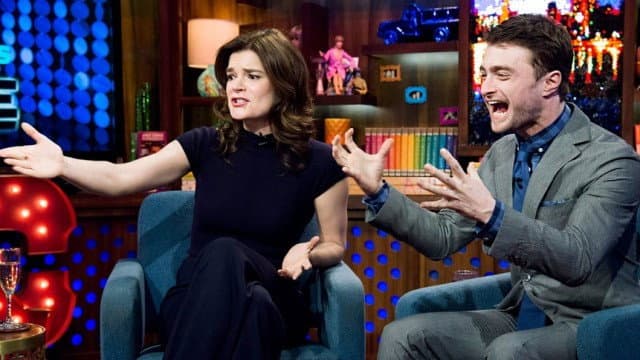 Still from Betsy Brandt & Daniel Radcliffe