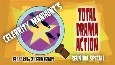 Still from Celebrity Manhunt's Total Drama Action Reunion Special