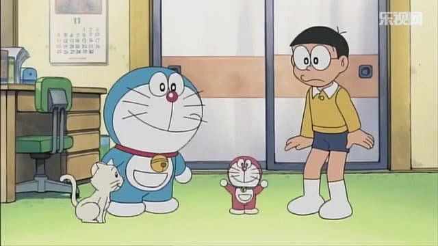 Still from Jinrui Hatsu no Uchuu Sensouka?! Michi to no Souguuki