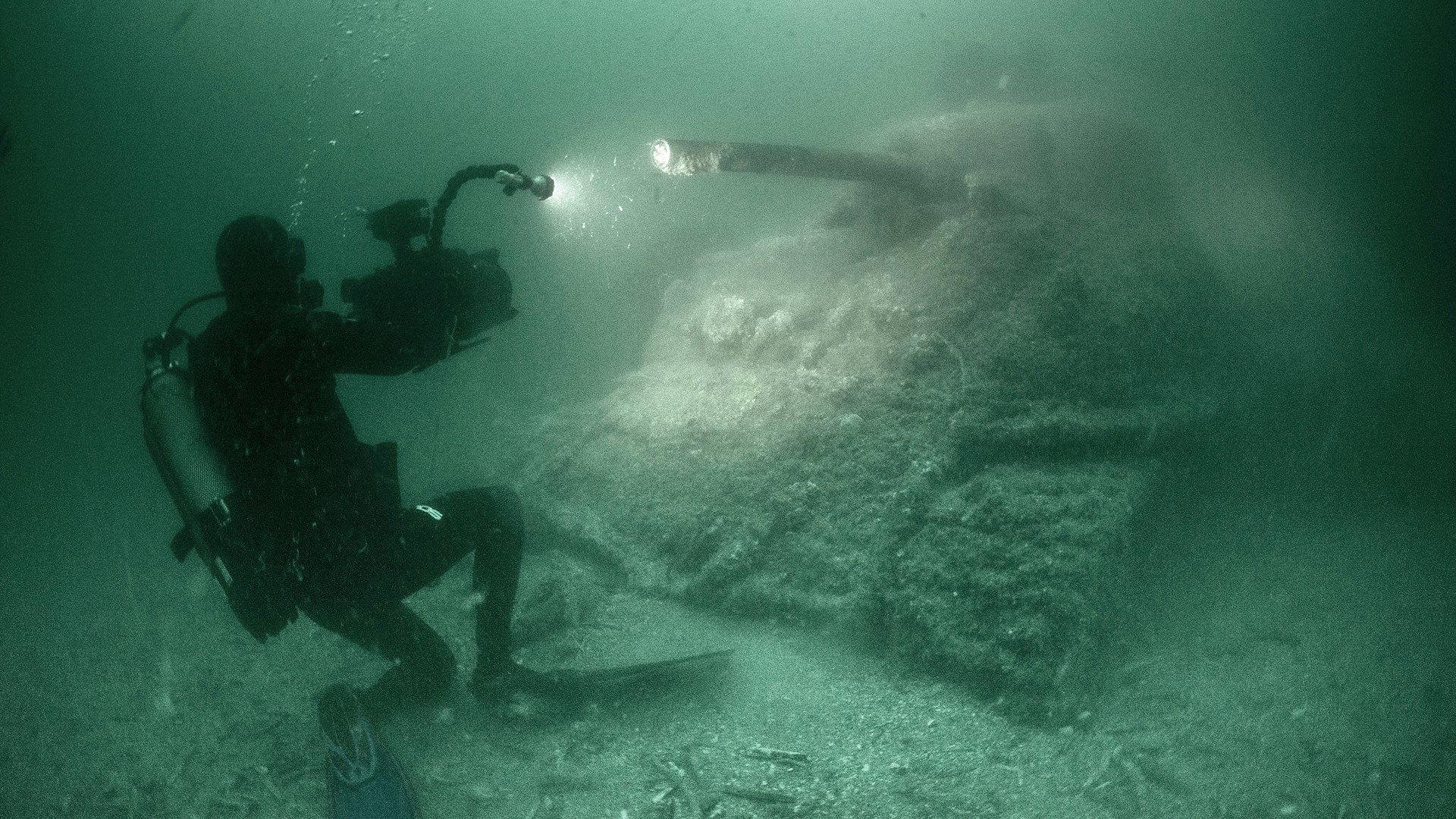 Still from D-Day's Sunken Secrets