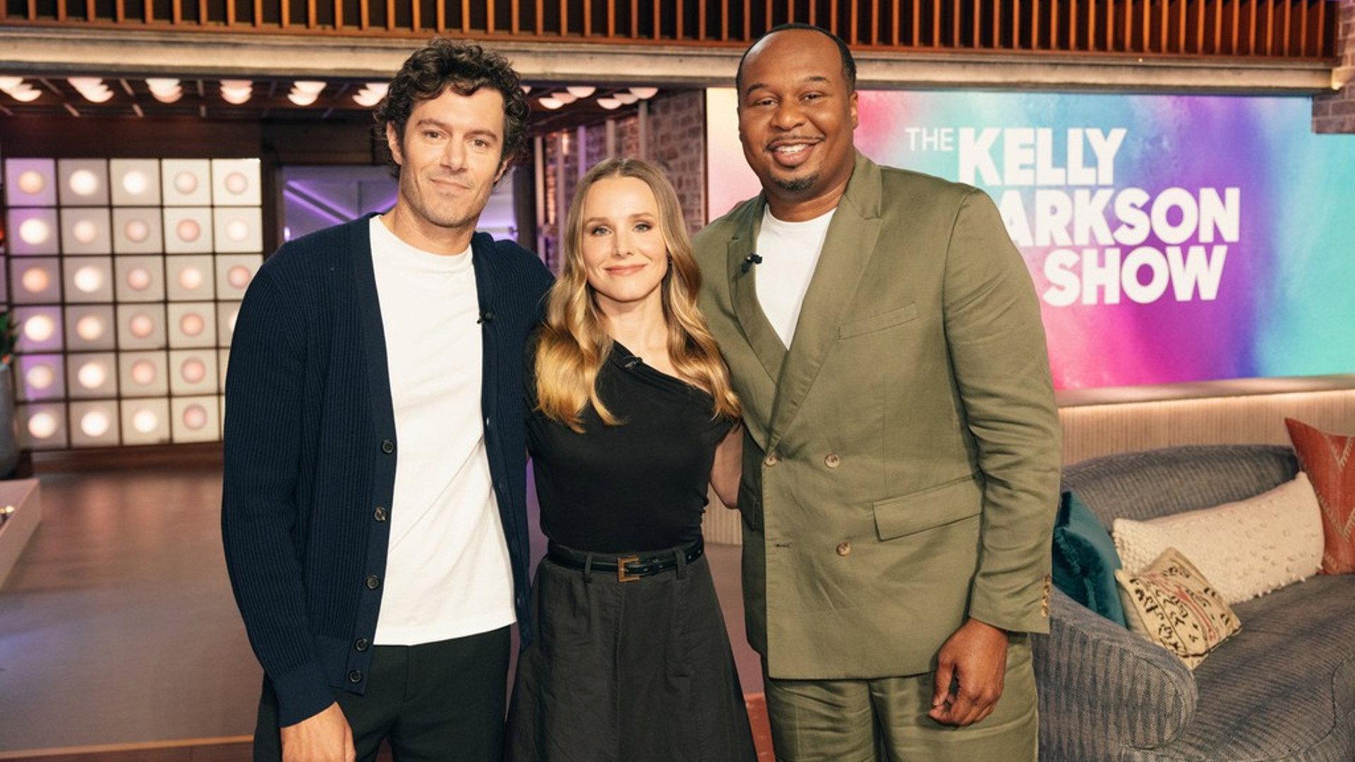 Still from Roy Wood Jr., Kristen Bell, Adam Brody