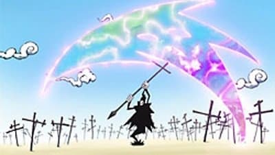 Still from Lord Death Wields a Death Scythe - Just One Step from Utter Darkness?
