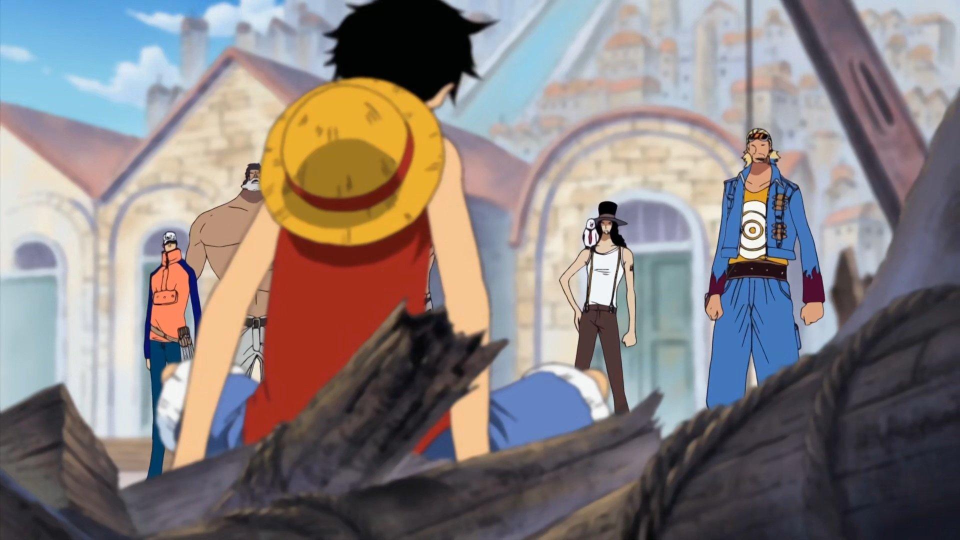 Still from The Straw Hat Pirates are the Culprits? The Protectors of the City of Water!