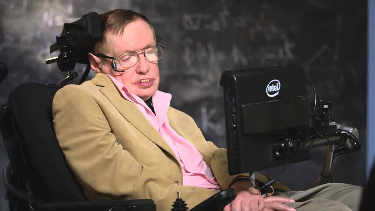 Still from Stephen Hawking Extended Interview