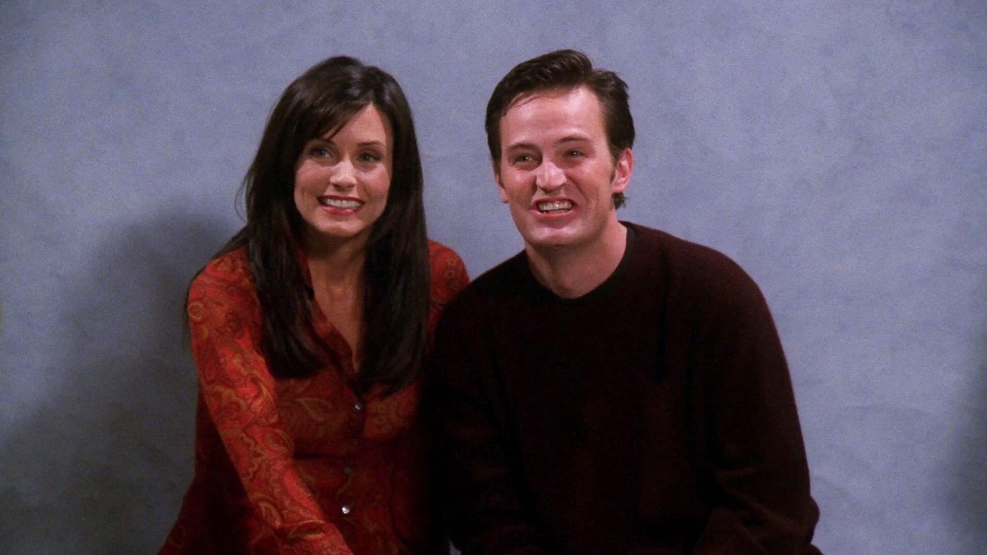 Still from The One with the Engagement Picture