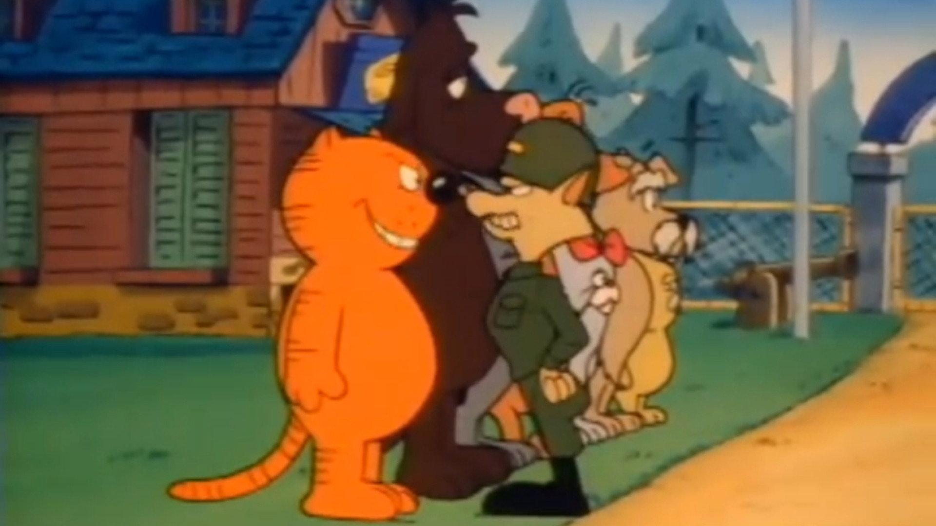 Still from An Officer and an Alleycat