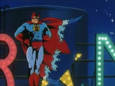 Still from Man or Bird? Gokakenran Ally of Justice!