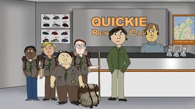 Still from The Girl Scout Incident
