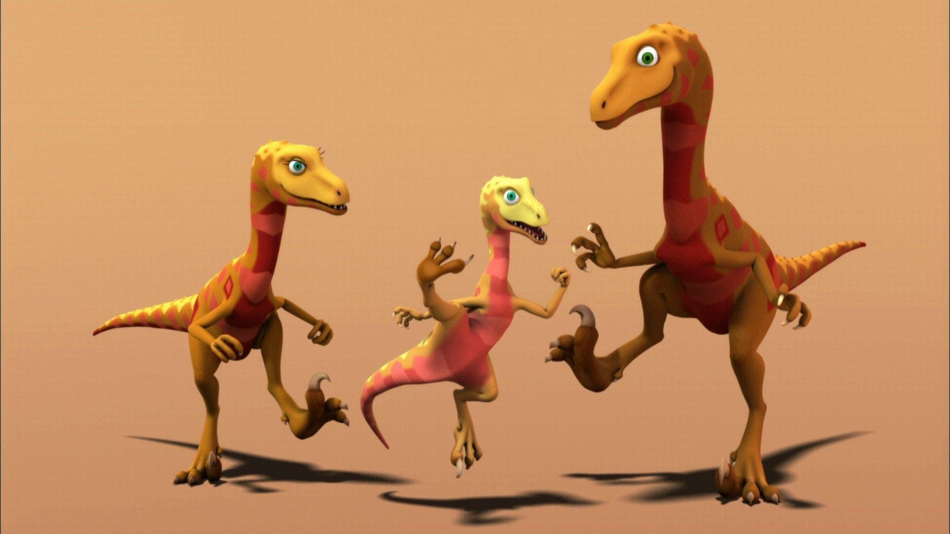 Still from Derek the Deinonychus
