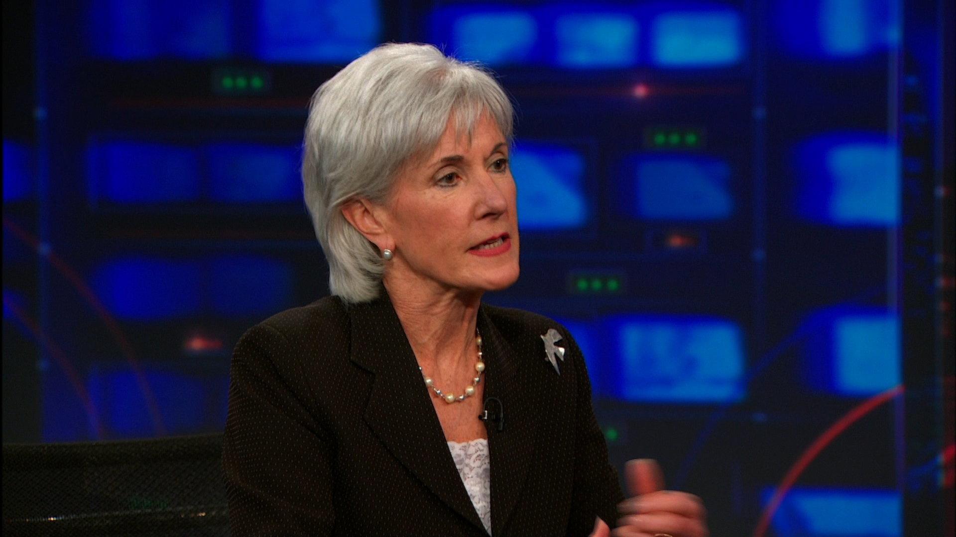 Still from Kathleen Sebelius