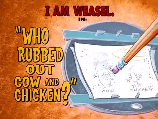 Still from Who Rubbed Out Cow and Chicken?