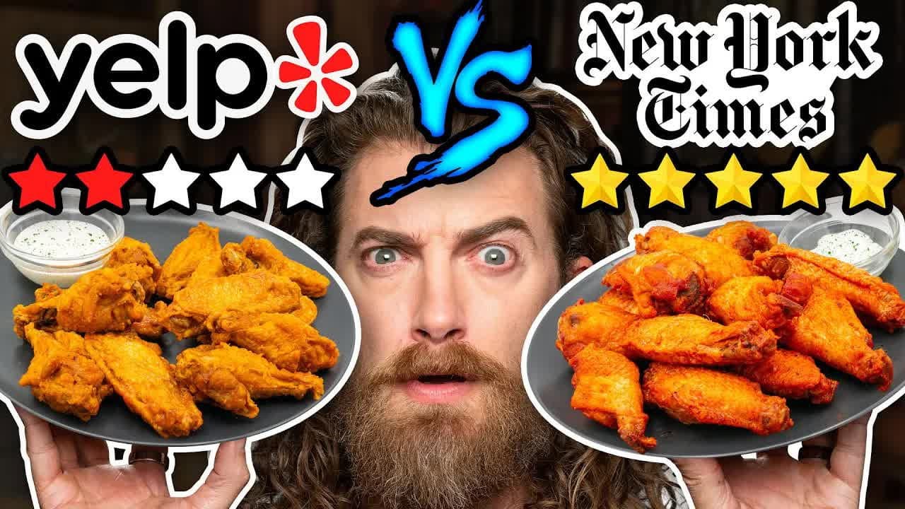Still from Yelp Review vs. Food Critic Taste Test