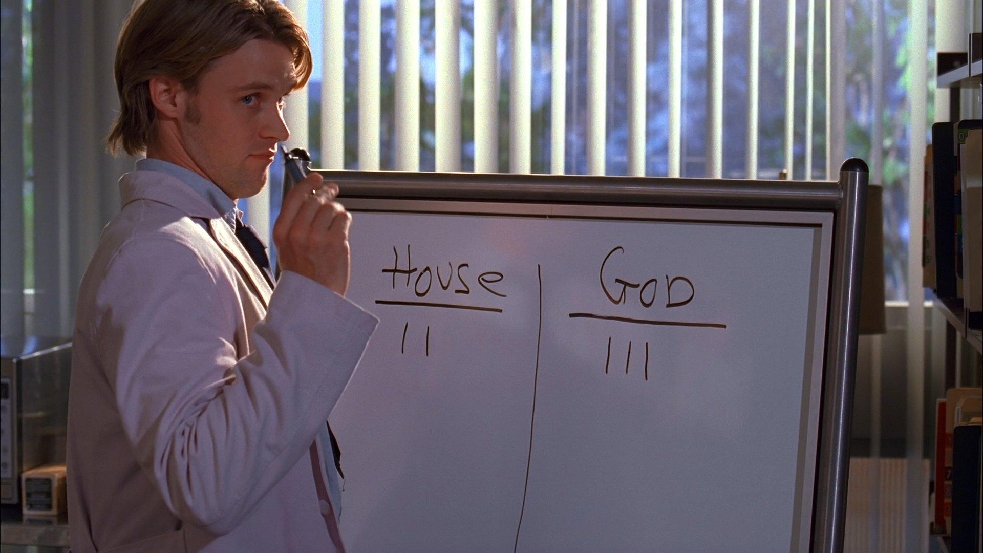 Still from House vs. God
