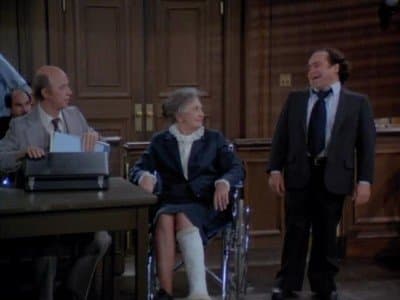 Still from Louie Bumps into an Old Lady