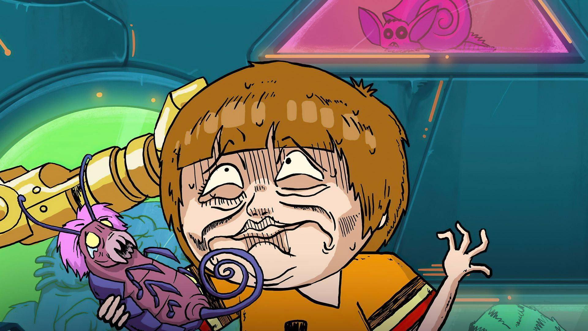 Still from Hunger Cramps on the Playing Field of Friendship
