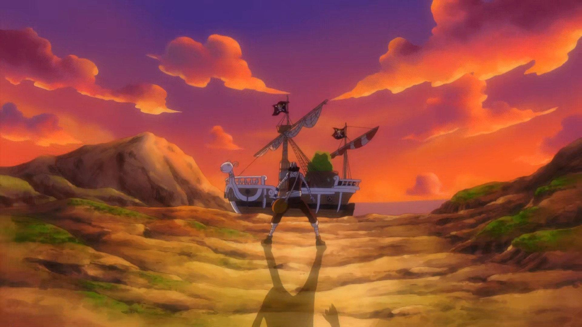Still from Luffy vs. Usopp! Collision of Two Men's Pride!