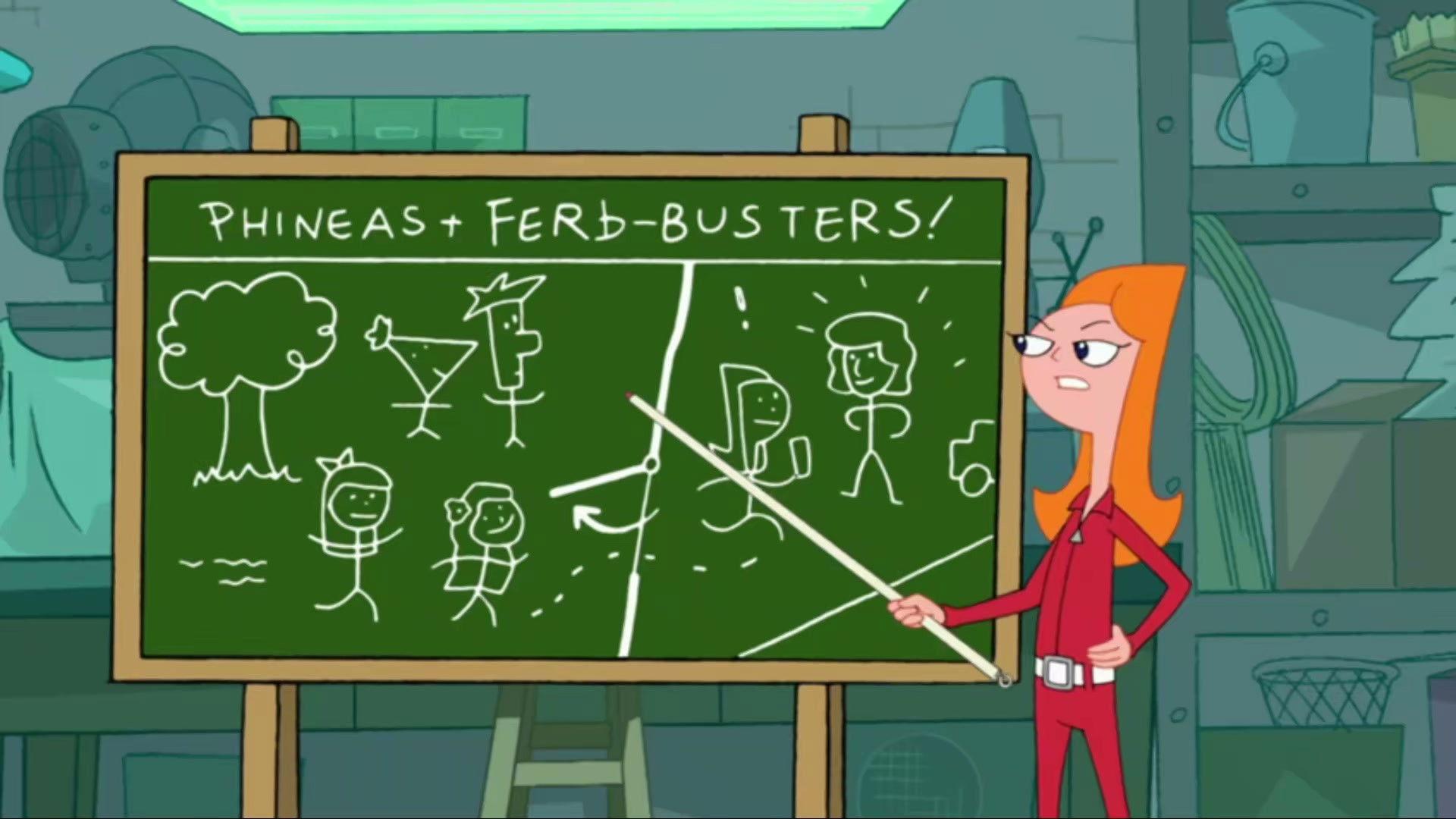 Still from Phineas and Ferb-Busters