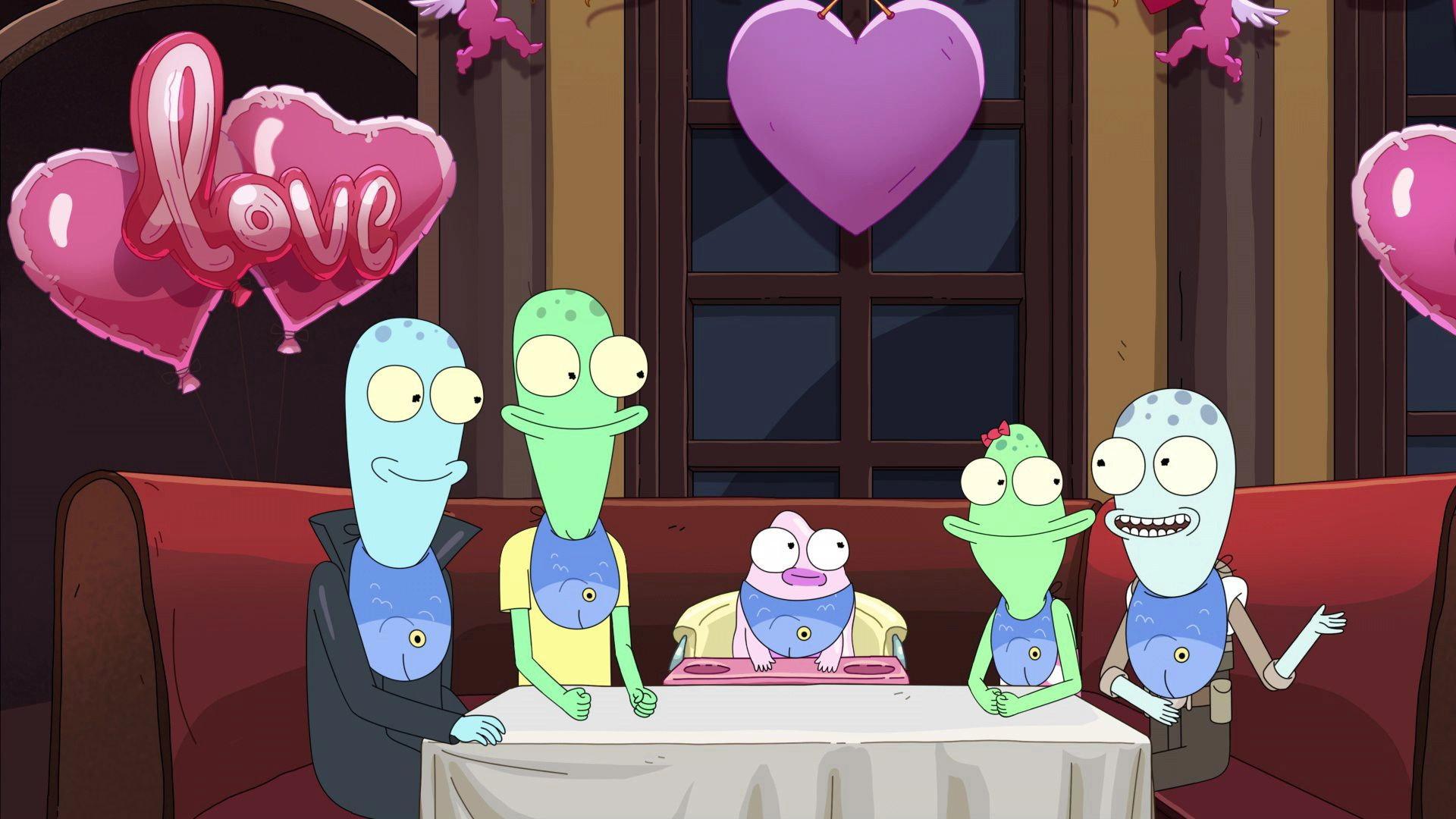 Still from An Earth Shatteringly Romantic Solar Valentine's Day Opposites Special