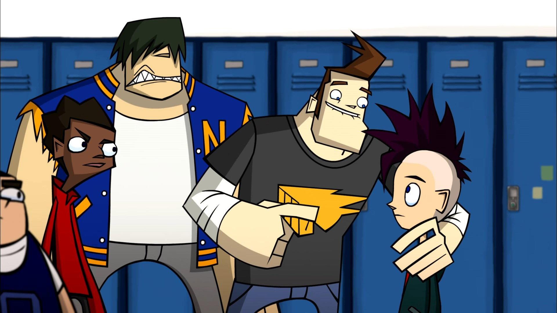 Still from Brolateral Damage