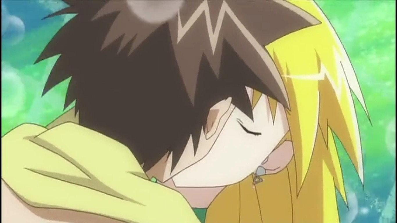 Still from Can you feel it? First kiss