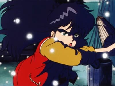 Still from Heroic Orange Legend / Madoka's Duel in the Blizzard