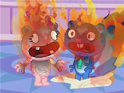 Still from Who's to Flame?
