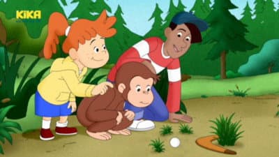 Still from Curious George's Egg Hunt