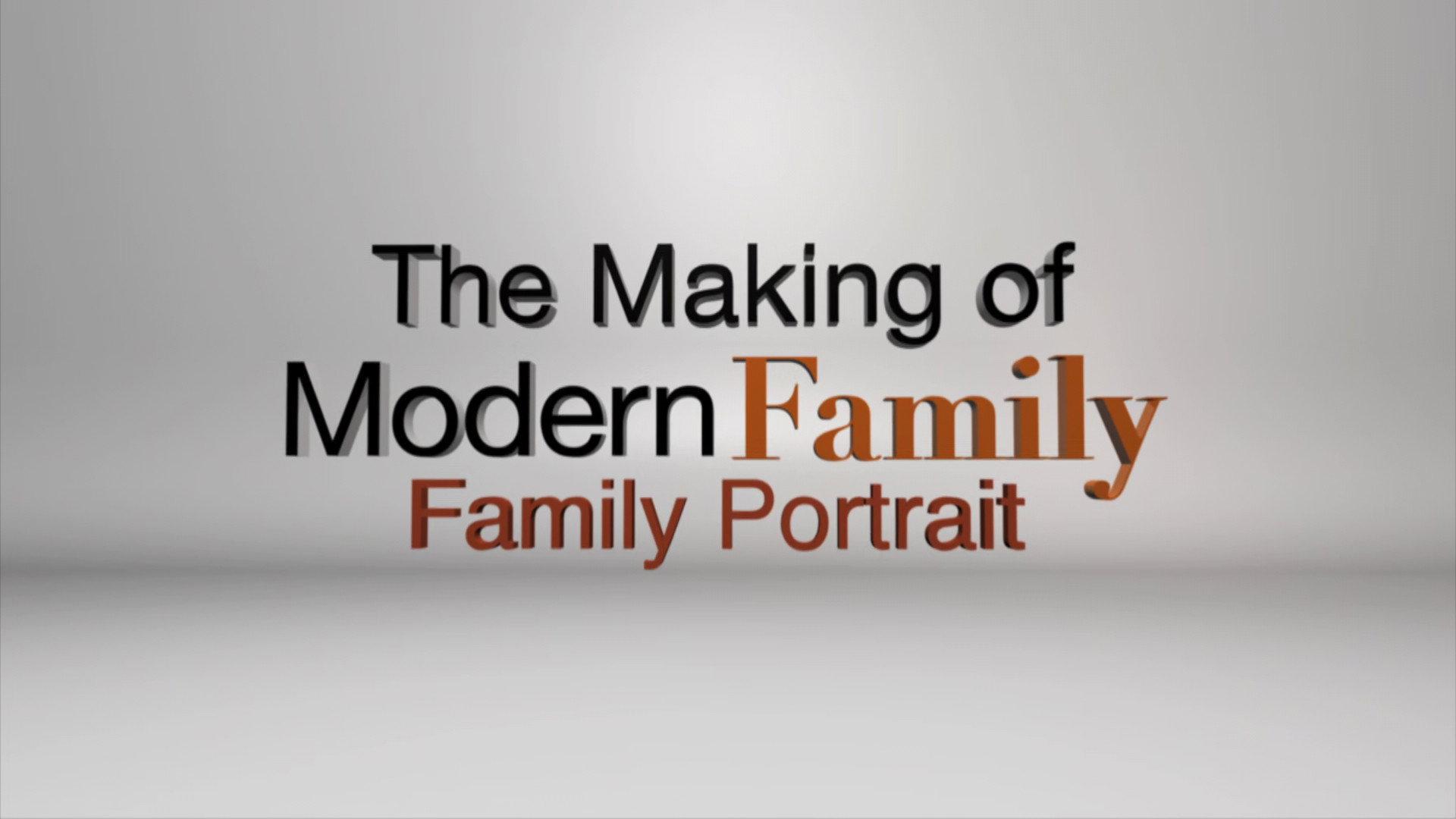 Still from The Making of Modern Family - Family Portrait