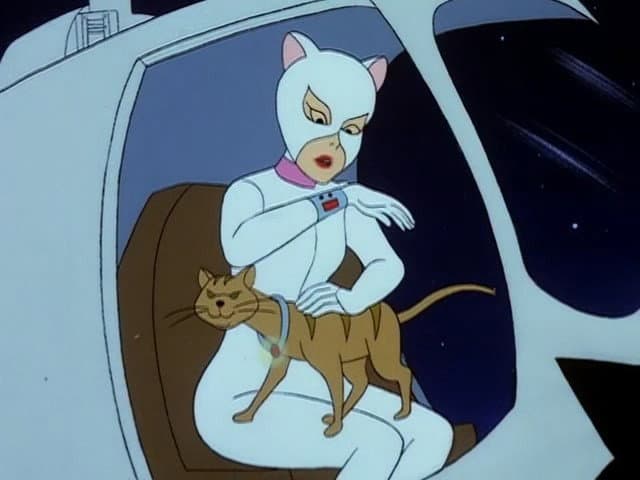 Still from The Incredible Cat Lady Caper