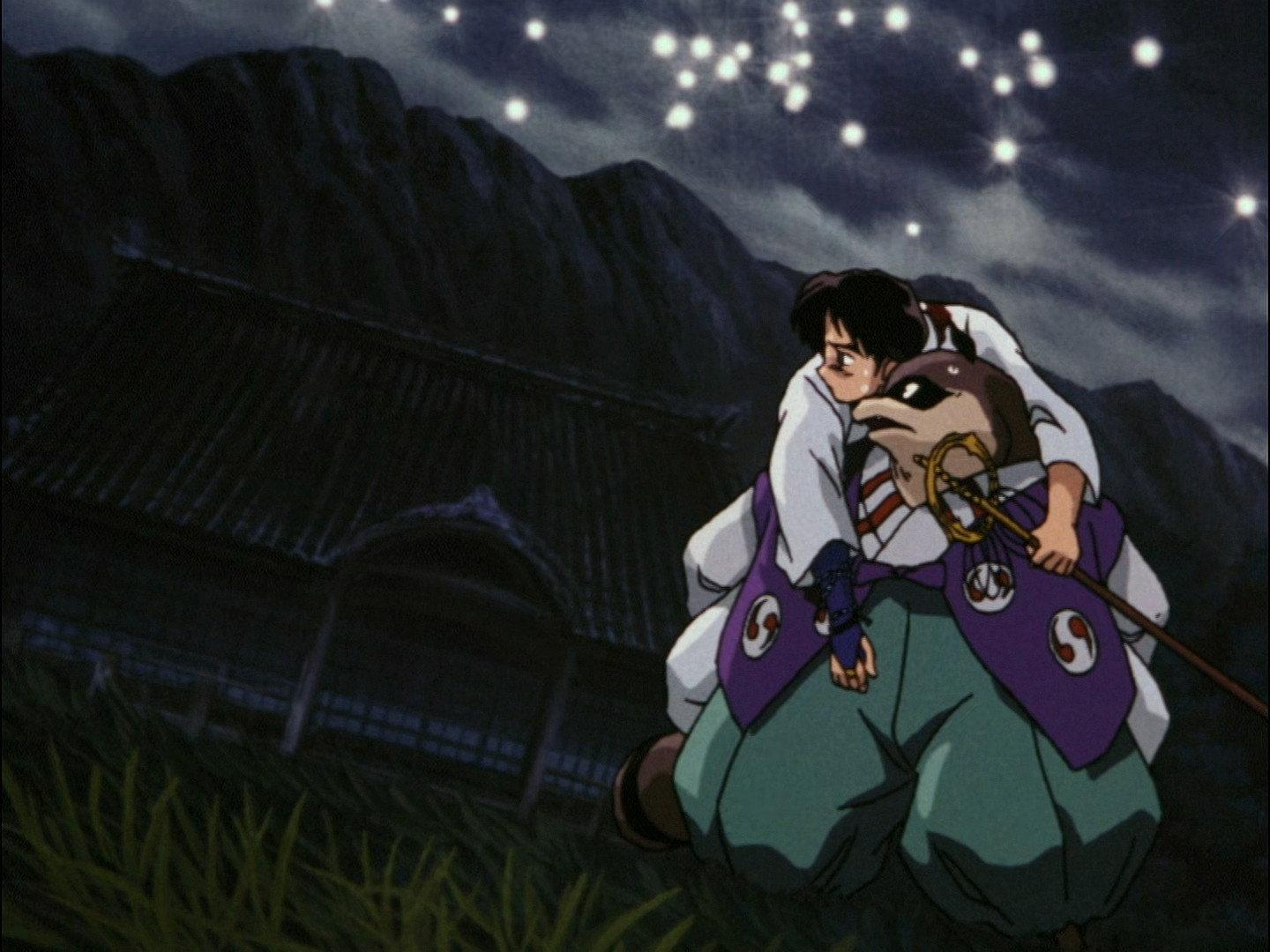 Still from Miroku Falls into a Dangerous Trap!