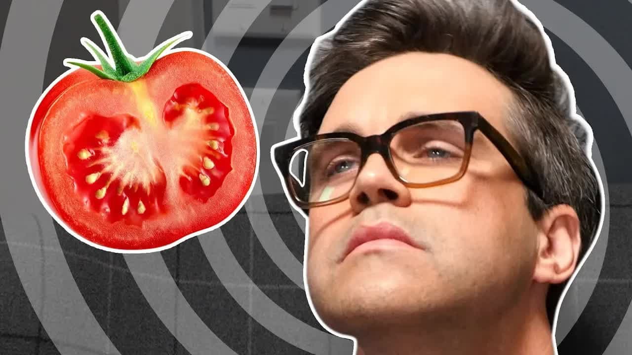 Still from Link Gets Hypnotized To Love Tomatoes