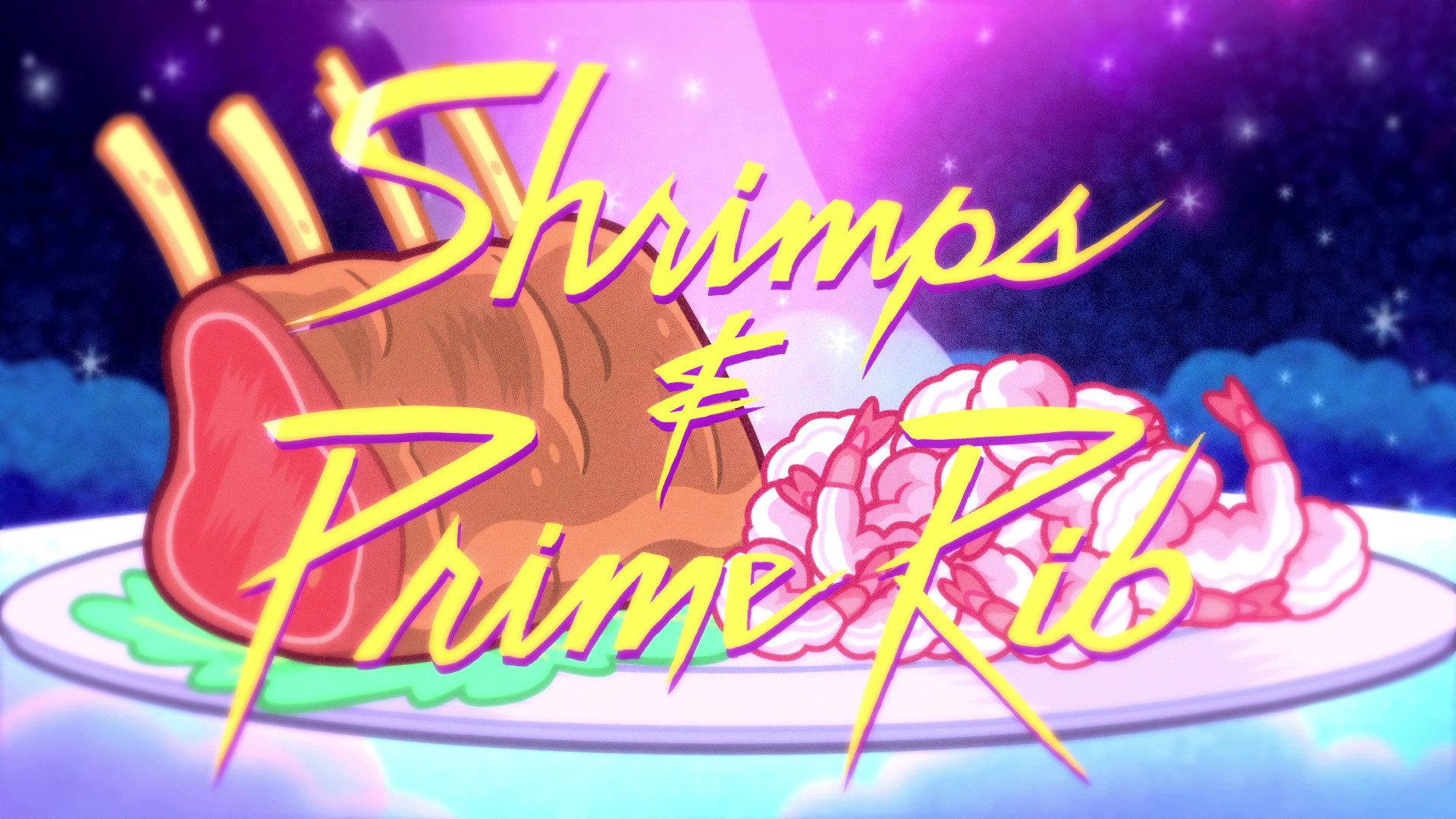 Still from Shrimps and Prime Rib