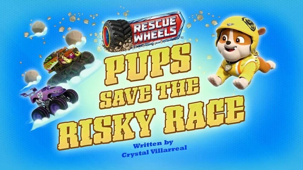 Still from Rescue Wheels: Pups Save the Risky Race
