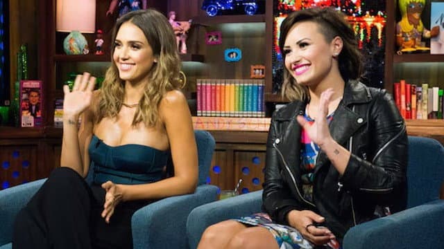 Still from Jessica Alba & Demi Lovato