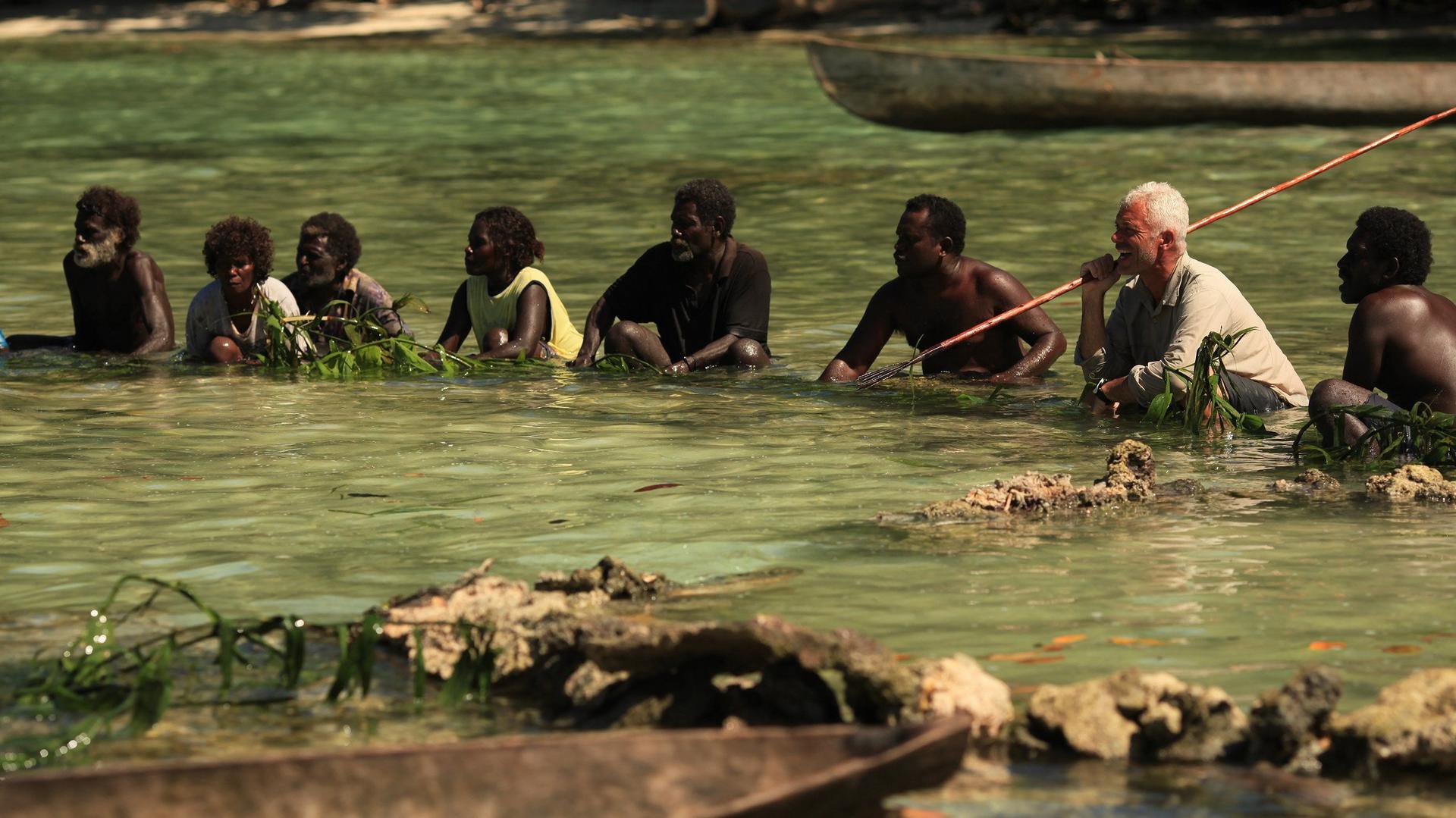 Still from River Monsters Goes Tribal