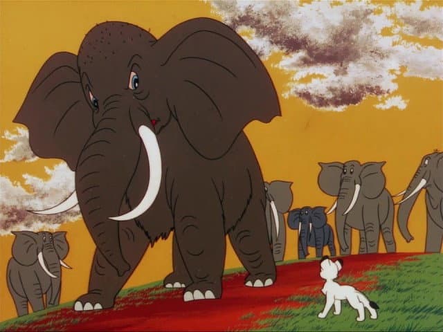 Still from Too Many Elephants