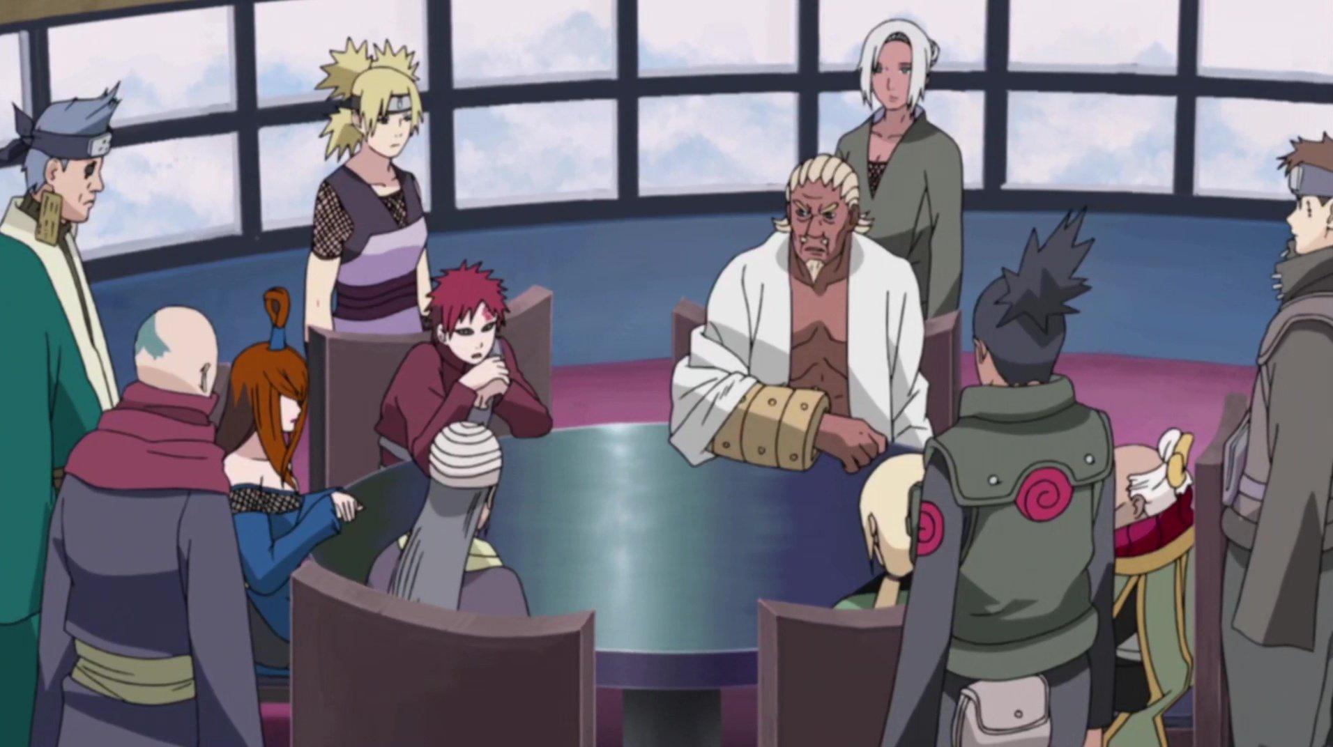 Still from The Five Kage's Decision