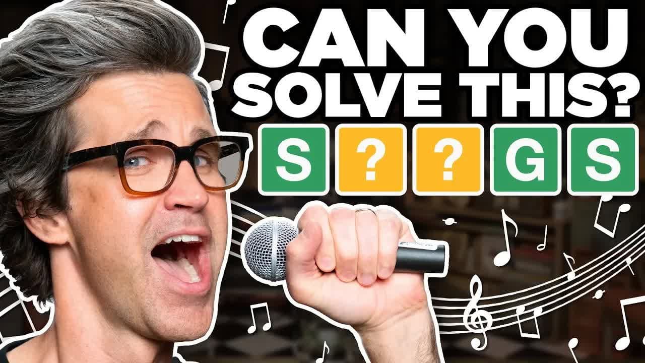 Still from Solve The Puzzle Or Sing Challenge