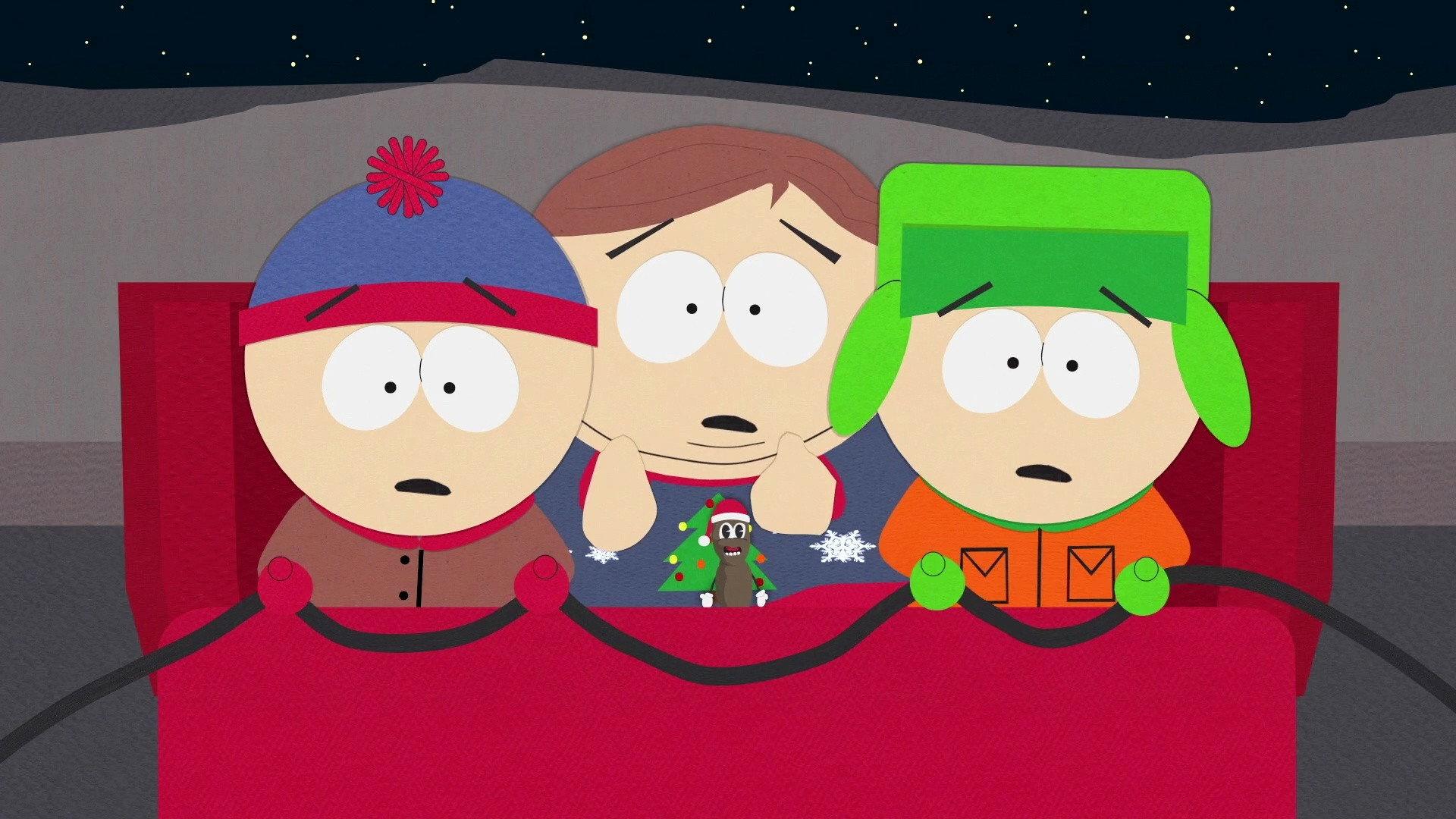 Still from Red Sleigh Down