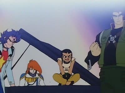 Still from Big Trouble! Domon vs. Big 5