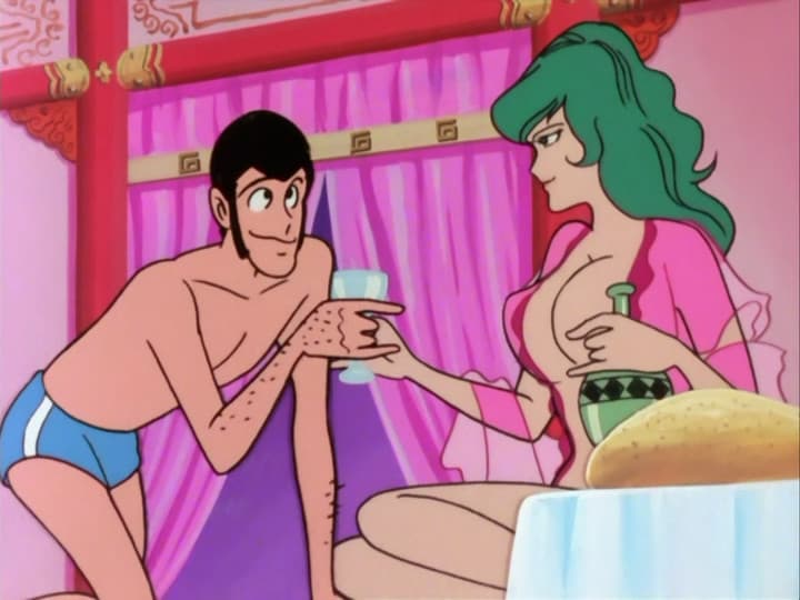 Still from Lupin in Paradise
