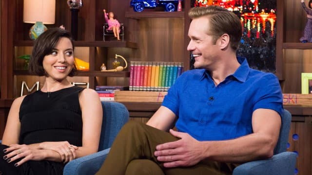 Still from Alexander Skarsgard & Aubrey Plaza