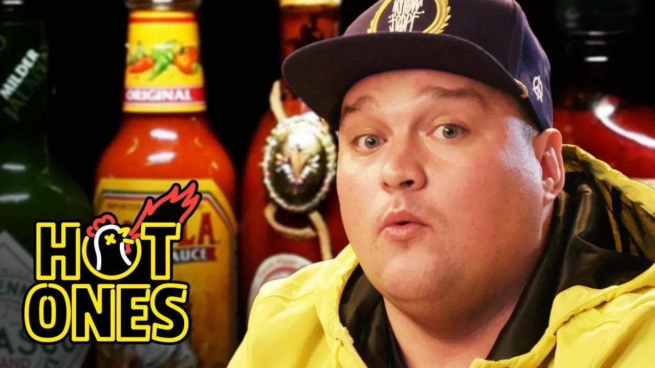 Still from Charlie Sloth Makes His Mum Proud Eating Spicy Wings