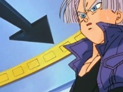 Still from Break the Super Saiyan Barrier! Into the Hyperbolic Time Chamber!