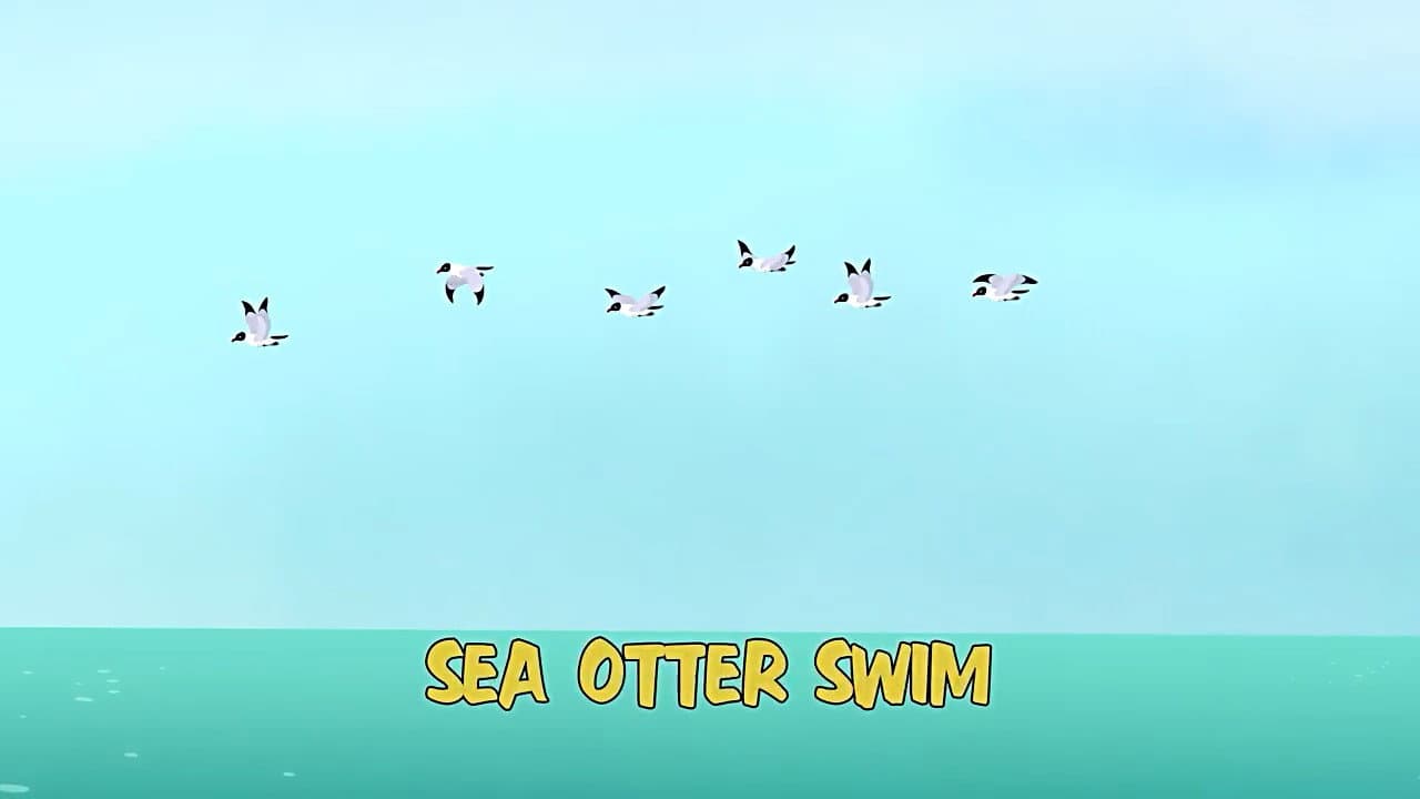 Still from Sea Otter Swim