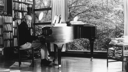 Still from Aaron Copland: A Self Portrait