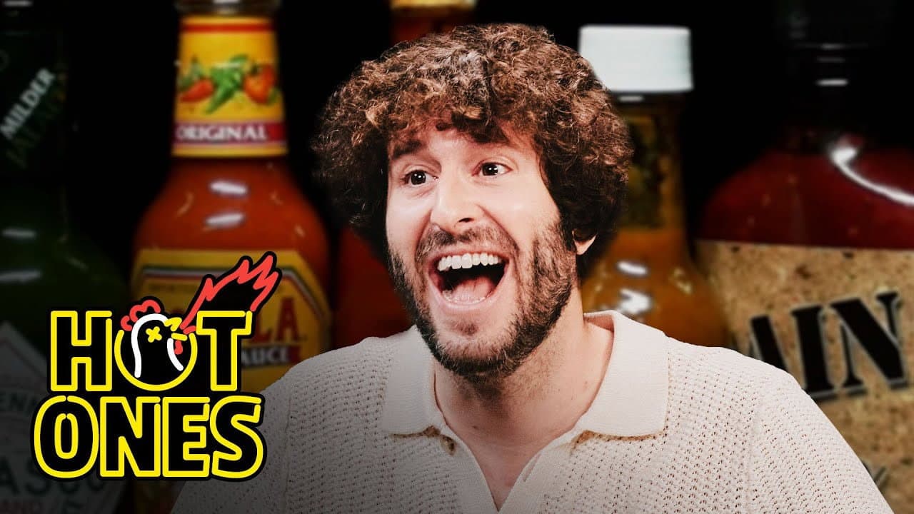 Still from Lil Dicky Spits Hot Fire While Eating Spicy Wings