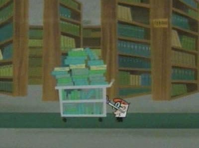 Still from Dexter's Library