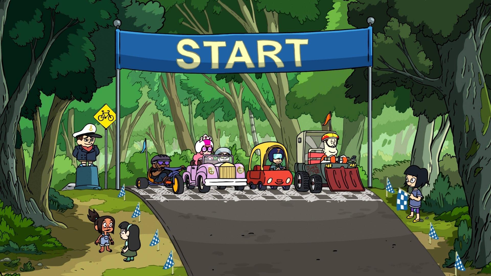 Still from Creek Cart Racers